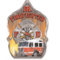 Jr Firefighter Plastic Fire Helmet